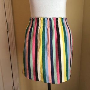J Crew multi-colored skirt